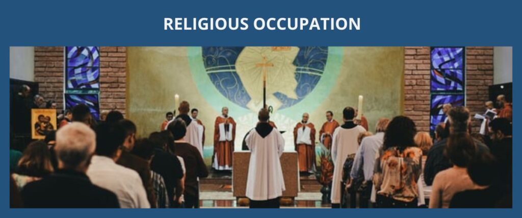 RELIGIOUS OCCUPATION 宗教職位 eng