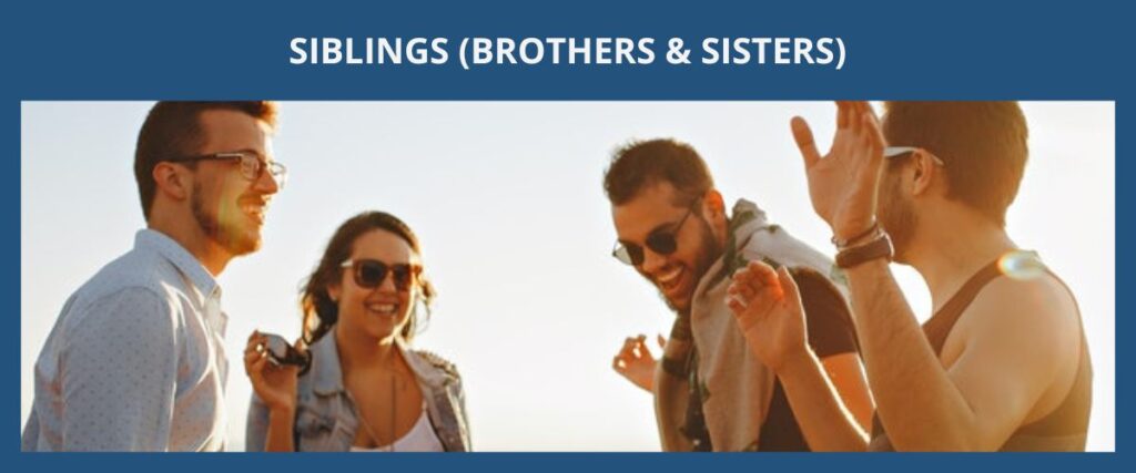 SIBLINGS (BROTHERS & SISTERS) 手足（兄弟姐妹） eng