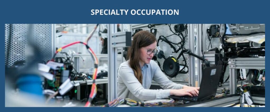 SPECIALTY OCCUPATION 專業職業 eng