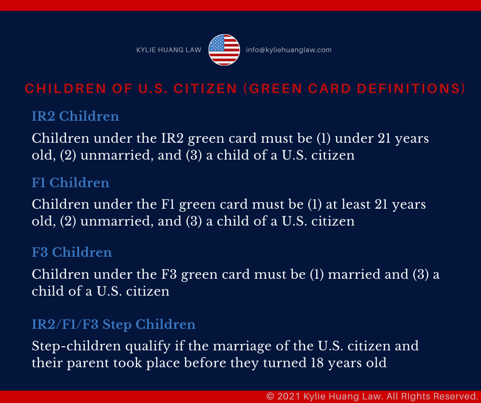 . Citizen Children Green Card Checklist | Kylie Huang Law