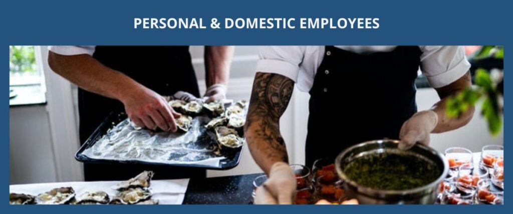 PERSONAL & DOMESTIC EMPLOYEES 個人或家庭傭工 eng