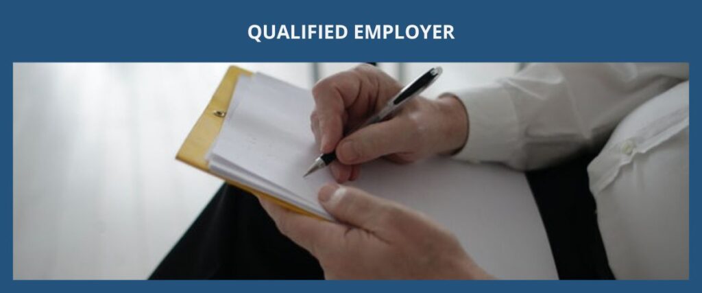 QUALIFIED EMPLOYER 符合資格的雇主 eng