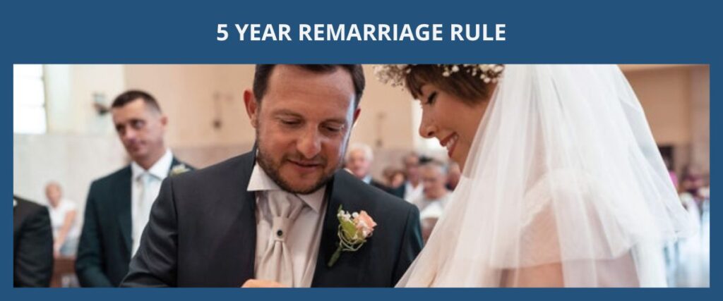 5 YEAR REMARRIAGE RULE 5 年再婚規則 eng